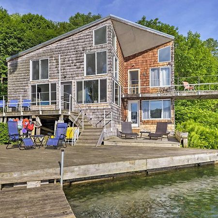 Waterfront Deruyter Home With Private Dock! New Woodstock Екстериор снимка