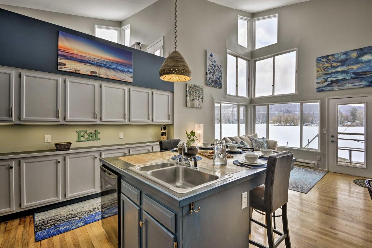Waterfront Deruyter Home With Private Dock! New Woodstock Екстериор снимка